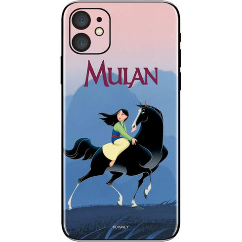 Disney Mulan Riding Khan iPhone 11 Skin